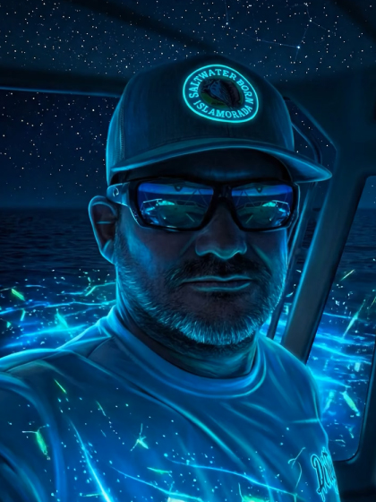 Captain Kit Mobley, operator portrait
